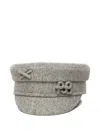 Ruslan Baginskiy Logo-detailed Baker Boy Hat In Gray