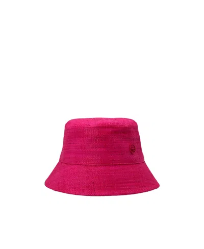 Ruslan Baginskiy Logo Detailed Bucket Hat In Red