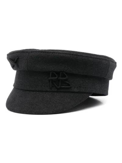 Ruslan Baginskiy Straw Sun Hat In Black