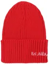 Ruslan Baginskiy Logo-embroidered Beanie In Red