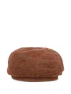 Ruslan Baginskiy Logo-embroidered Beret In Brown