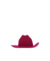 Ruslan Baginskiy Logo Embroidered Wide Brim Cowboy Hat In Red