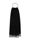 Ruslan Baginskiy Logo-embroidered Scarf In Black