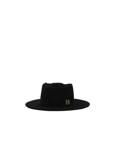 Ruslan Baginskiy Logo Felt Hat In Black