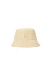 Ruslan Baginskiy Fabric Texture Wide Brim Hat In Nude