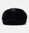 Ruslan Baginskiy Logo Flat Cap In Black