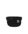 Ruslan Baginskiy Structured Hat Featuring Subtle Metal Accents In Black