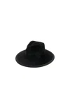 Ruslan Baginskiy Wide Brim Wool Felt Fedora Hat In Black