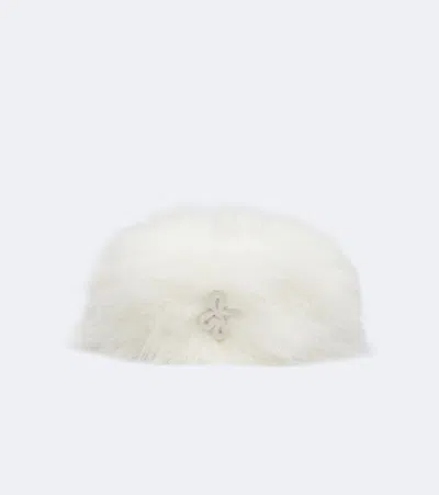 Ruslan Baginskiy Logo Hat In White