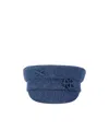 Ruslan Baginskiy Denim Baker Boy Cap In Blue