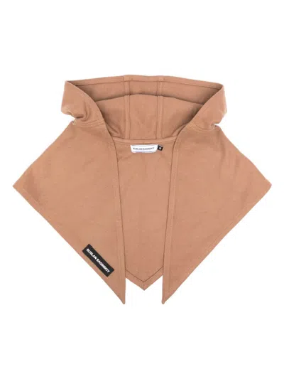 Ruslan Baginskiy Logo-patch Felted Hood In Beige