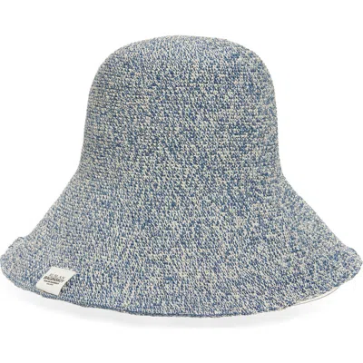 Ruslan Baginskiy Logo Patch Foldable Straw Bucket Hat In Blue