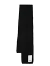 Ruslan Baginskiy Logo-patch Scarf In Black