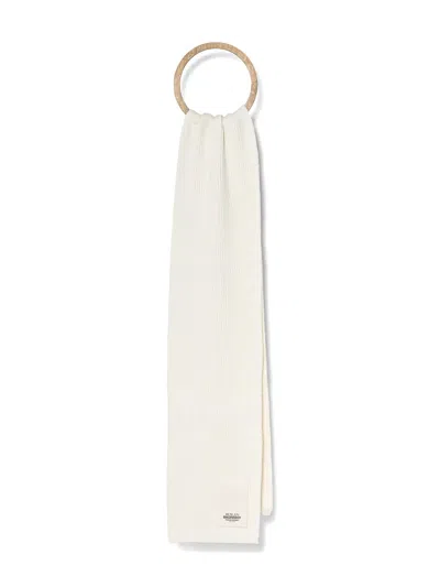Ruslan Baginskiy Logo-patch Scarf In White