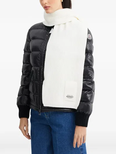 Ruslan Baginskiy Logo Patch Scarf In White