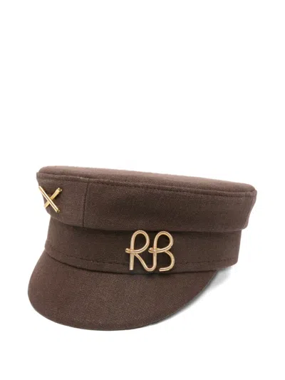 Ruslan Baginskiy Logo-plaque Baker Hat In Brown