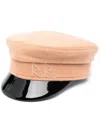 Ruslan Baginskiy Baker Boy Wool Cap In Neutrals