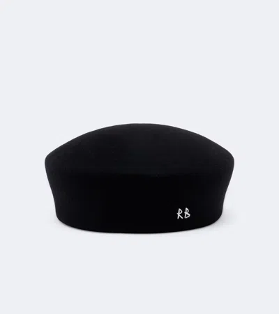 Ruslan Baginskiy Logo Wool Hat In Black