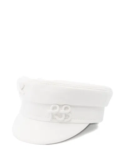 Ruslan Baginskiy Logo-detail Baker Boy Cap In White
