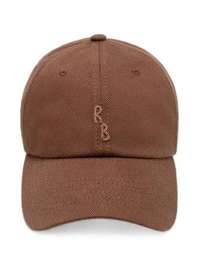 Ruslan Baginskiy Logo-embroidered Baseball Cap In Brown