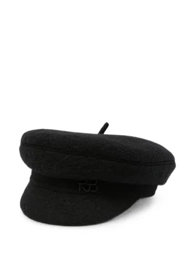 Ruslan Baginskiy Logo-plaque Baker Boy Hat In Black