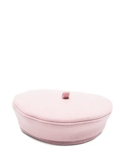Ruslan Baginskiy Loop-detailed Beret In Pink