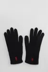 Ruslan Baginskiy Merino Gloves In Black