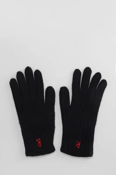 Ruslan Baginskiy Merino Gloves In Black