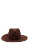 Ruslan Baginskiy 'monogram-embellished Fedora' Hat In Brown