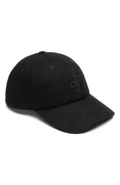 Ruslan Baginskiy Monogram Embroidered Baseball Cap In Black
