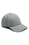 Ruslan Baginskiy Monogram Embroidered Baseball Cap In Gray
