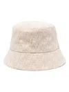 Ruslan Baginskiy Monogram-pattern Bucket Hat In Neutrals