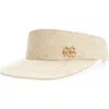 Ruslan Baginskiy Hand-dyed Straw Fedora Hat In Neutral
