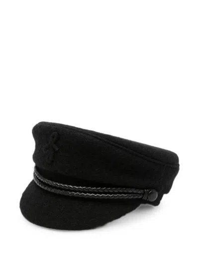 Ruslan Baginskiy Monogram-embellished Hat In Orange