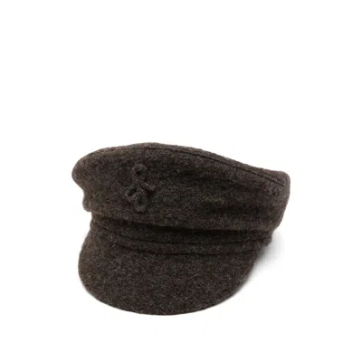 Ruslan Baginskiy Nbc09 Wool-blend Flat Cap In Brown