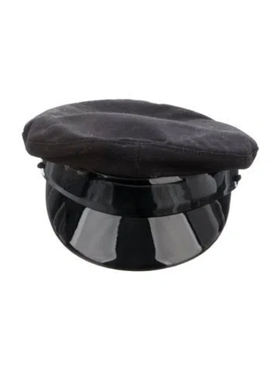 Pre-owned Ruslan Baginskiy Officer Hat In Black