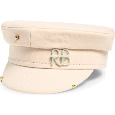 Ruslan Baginskiy Pierced Baker Boy Hat In Neutral