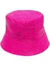 Ruslan Baginskiy Embroidered-logo Bucket Hat In Pink