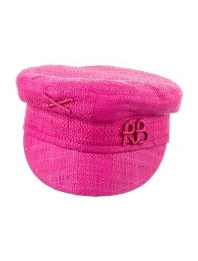 Pre-owned Ruslan Baginskiy Pink Straw Hat