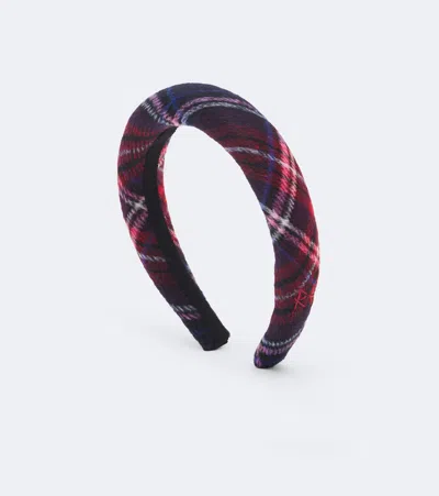 Ruslan Baginskiy Plaid Headband In Multi