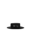 Ruslan Baginskiy Wide-brim Sequin-embellished Hat In Black