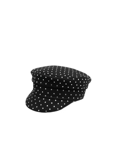 Ruslan Baginskiy Crystal-embellishment Boy Cap In Black