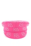 RUSLAN BAGINSKIY RHINESTONES BAKER BOY CAP