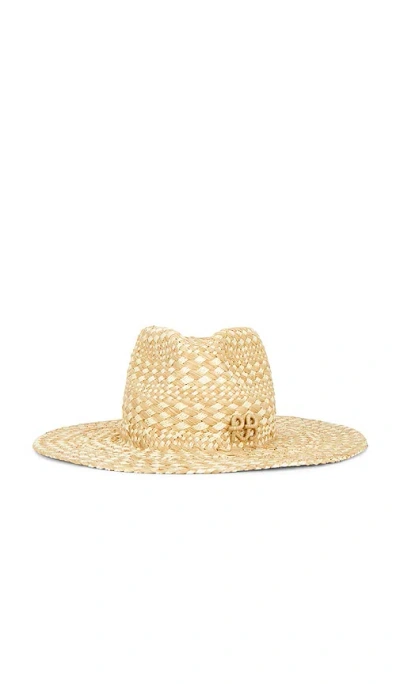 Ruslan Baginskiy Rhomboidal Pattern Fedora Hat In Neutral