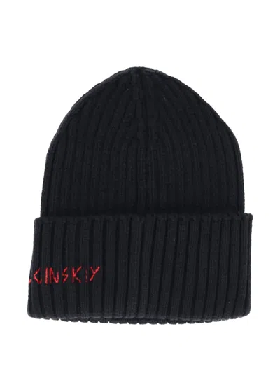 Ruslan Baginskiy Ribbed Logo Beanie In Black