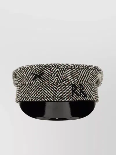 Ruslan Baginskiy Short Brim Herringbone Pattern Hat