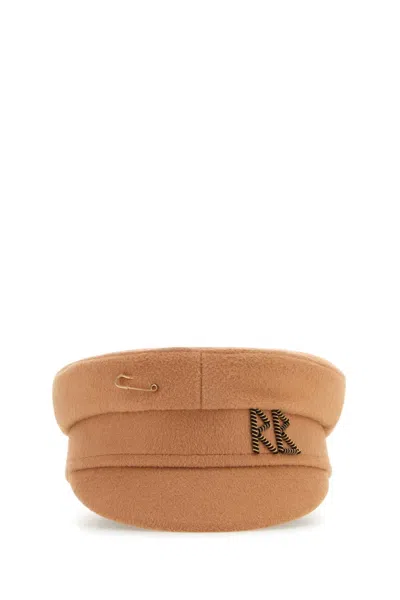 Ruslan Baginskiy Women's Baker Boy Hat In Beige