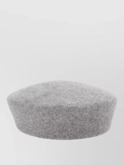 Ruslan Baginskiy Soft Texture Wide Brim Hat Design In Gray