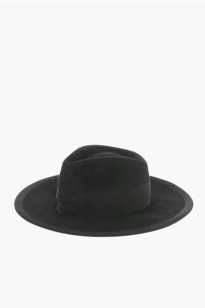 Ruslan Baginskiy Solid Color Fur Felt Western Hat In Black