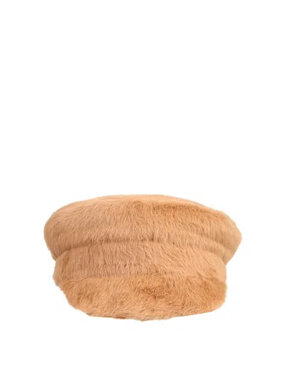 Ruslan Baginskiy Baker Boy Hat In Beige